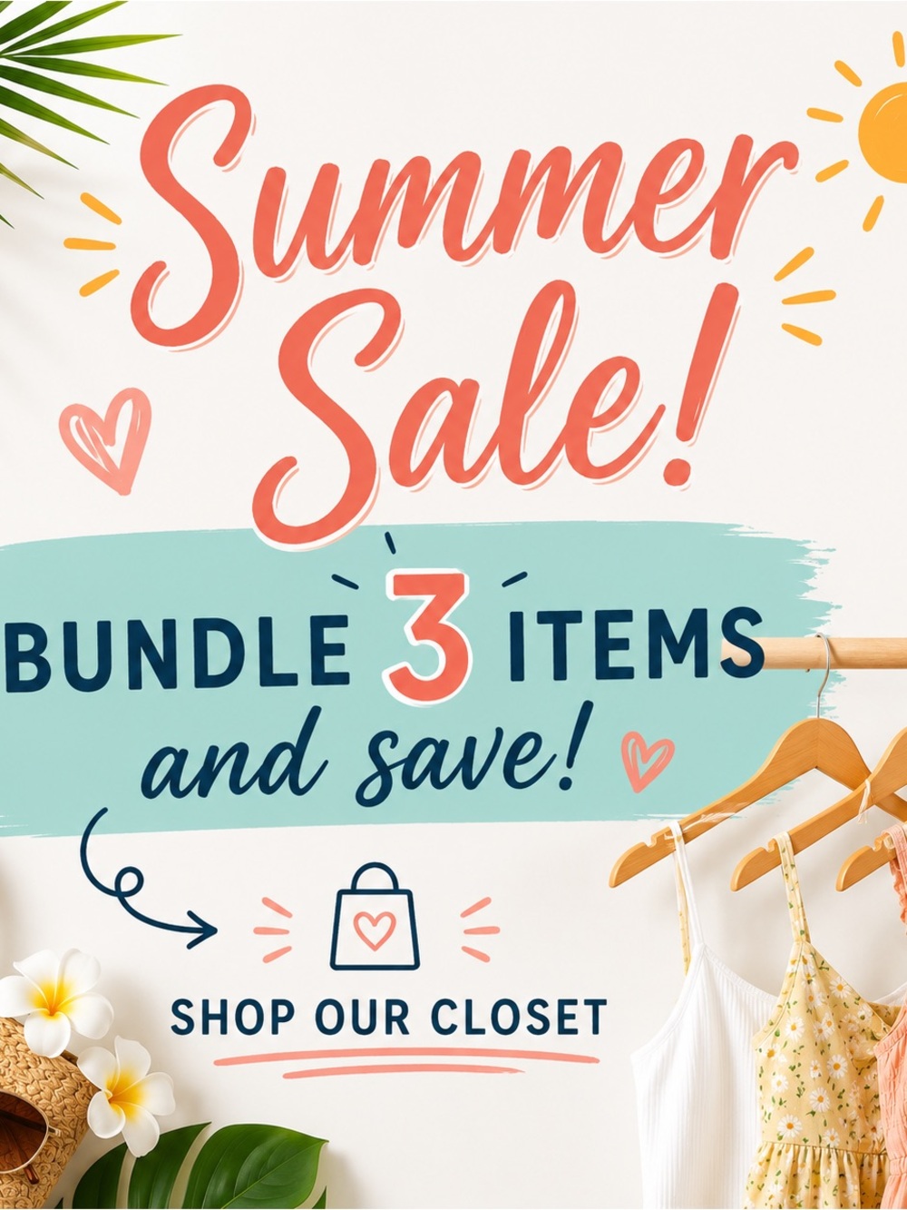 ☀️ Summer Sale Graphic Print - Bundle 3 Items☀️